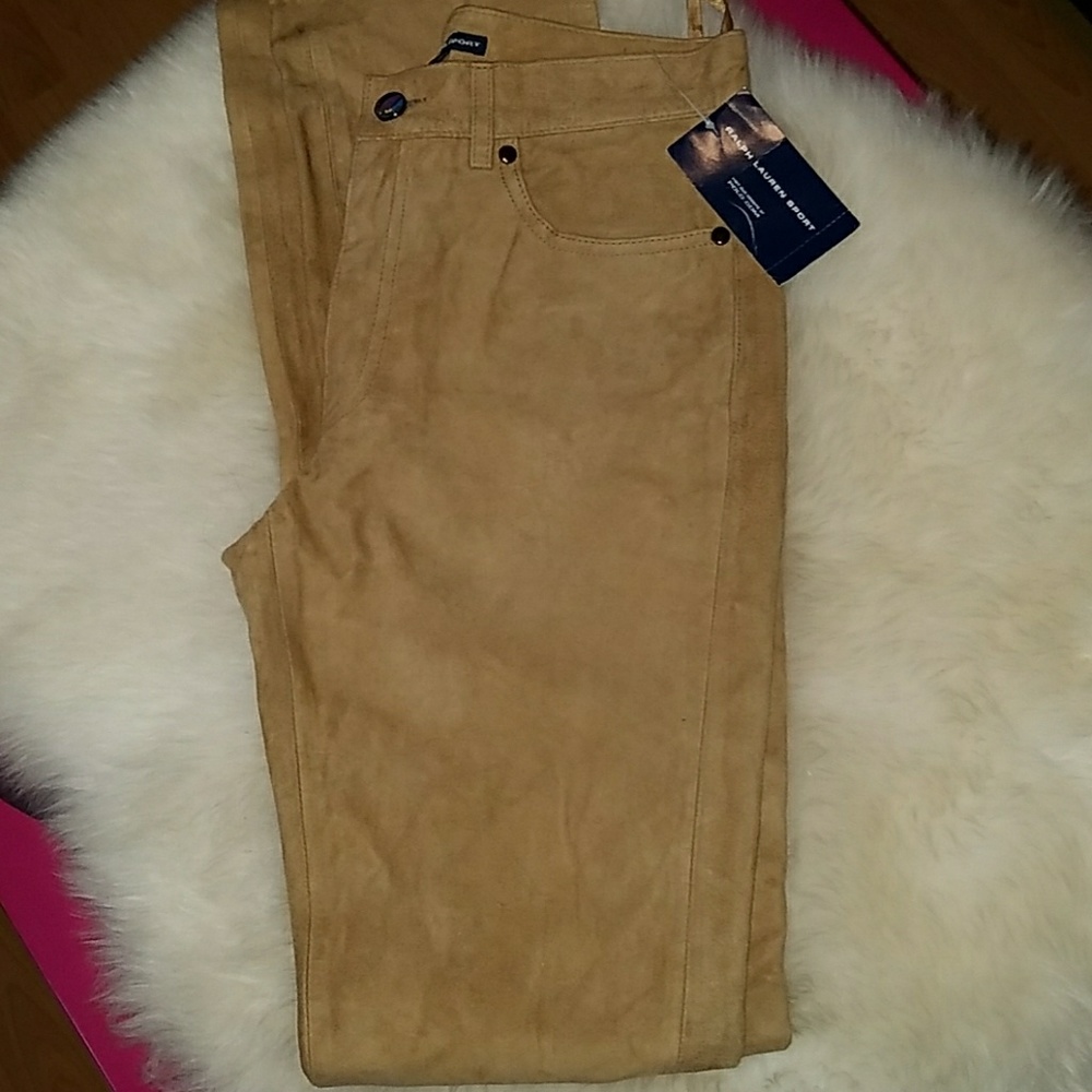 Suede Pants